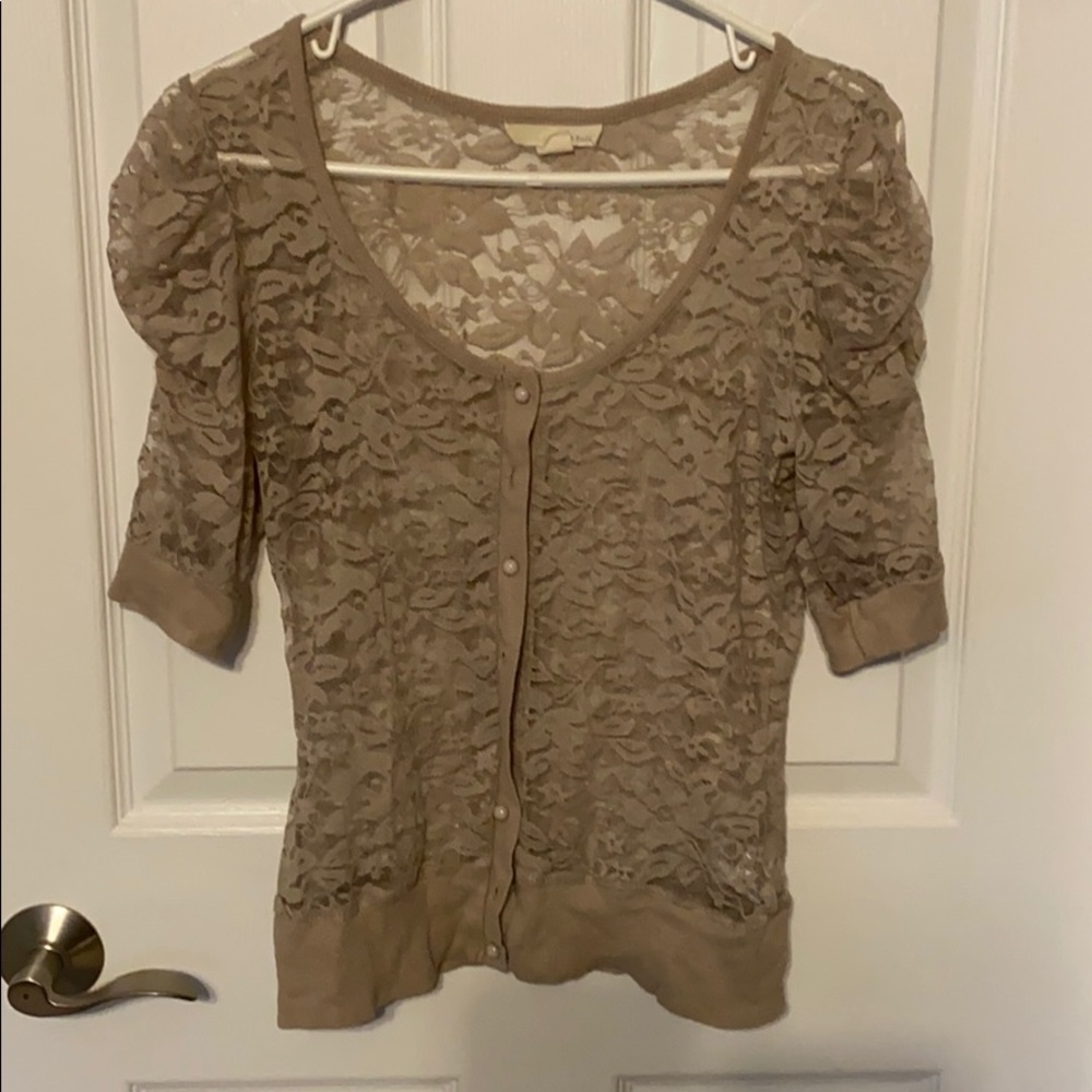 Derek Heart Lace Over Jacket